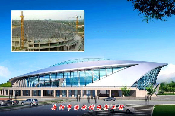 新泰游泳池网架